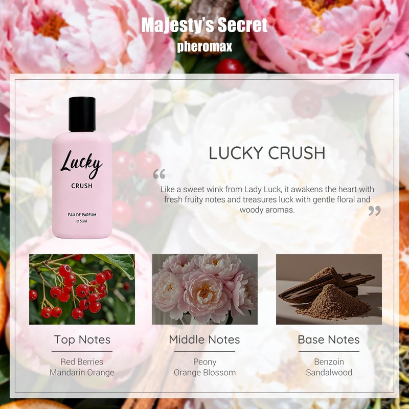 Lucky Crush Eau de Parfum for Women, 50 ml (1.7