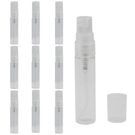 Hitefu 10 Packs Mini Spray Bottles, 5ML Perfume Bottle Empty, Plastic Refillable Perfume Bottles, Perfume Sample Bottle for Travel