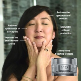 N1O1 Moisturizer Face Cream - Day & Night Face Moisturizer with Nitric Oxide, Peptide Complex, Epidermal Growth Factor - Tightening & Firming Skin Care Products for Wrinkles, Dark Spots - 1.75 oz.