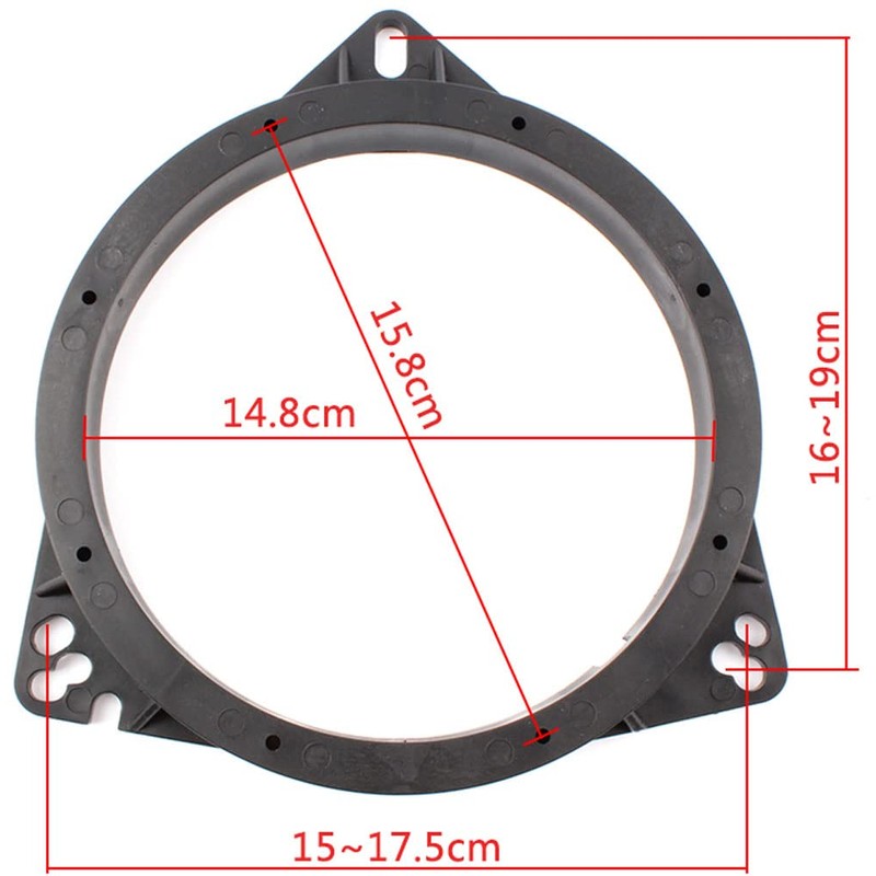 AudioFan Speaker Mounting Parts, Inner Baffle (6.5"-6.7") Baffle Board, Universal