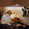 bemelux Task Lamp with Clamp, Bright 117PCS LEDs, Metal Swing