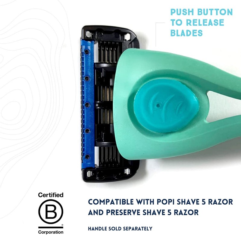 Preserve POPi Shave 5 Cartuchos de repuesto para POPi Shave