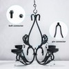 3 in 1 Ambient Lighting Chandelier Chain Hang Metal Wall