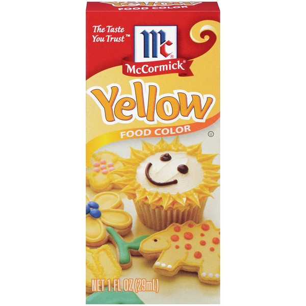 McCormick Yellow Food Color, 1 Fl Oz (Pack of 1)