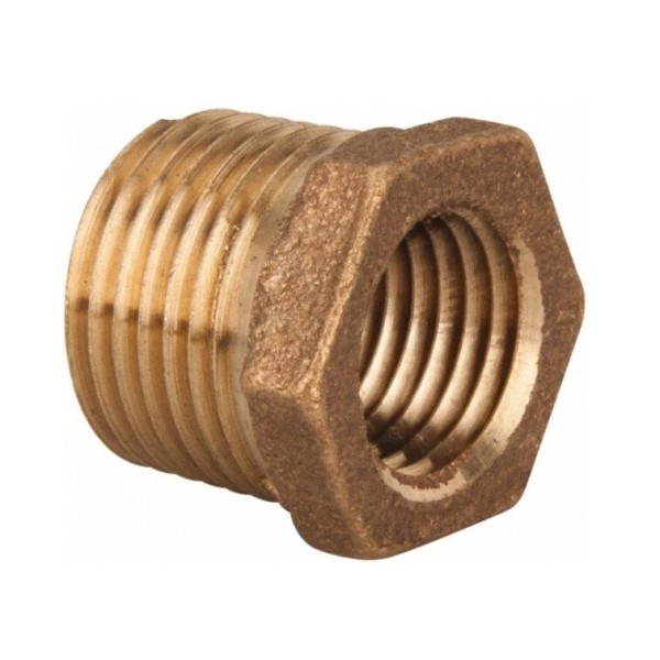Midland Metal 44-502 44502 3/8" X 1/4” Bronze Reducing Hex
