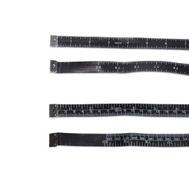 WIN TAPE SET of 2 Soft Tape Measure, Black Color Sewing Tape Measure, Measuring Tape for body and Cloth (205cm / 80'')