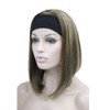 Lydell Short Straight Bob Synthetic Headband Wig 3/4 wig short