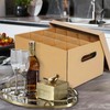 oyhqes 2 Pack Wine Glass & Dish Moving Boxes with