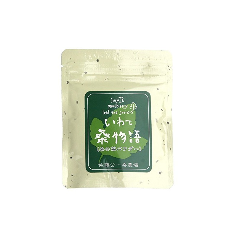 Health Mulberry Tea "Iwate Mulberry Monogatari" Powder, 2.1 oz (60