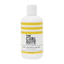The Curl Suite Curl Controller - Long-Lasting Styling Gel for Curly, Coily, and Wavy Hair, Unisex (8 Oz)