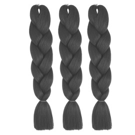 Jumbo Braids Extensions Synthetic Hair 3 Pieces Braids Hair Braids Extensions Synthetic Hair for Braiding 100 g Braids for Braiding Afro Hair