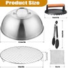 Griddle Accessories, Commercial Grade 9" Heavy Duty Melting Dome, Round