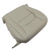 FZJDSD Tan Driver Side Bottom Replacement Leather Seat Cover Compatible