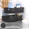 Simple Houseware 2 Tier Bathroom Organizer Tray Pull-Out Sliding Drawer/Under-Sink