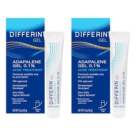Gel de Tratamiento para el Acné Differin, Suministro de 60 Días, Tratamiento Retinoide para la Cara con 0.1% de Adapaleno, Cuidado Suave de la Piel pa