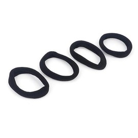 Selzen 4P Thick Black Nylon Hairband Hair Tie Simple Hair Tie Hairband / Selzen 4P 도톰한 블랙 나일론 헤어밴드 머리끈 심플머리끈 헤어밴드