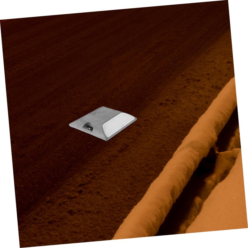 ORFOFE Reflective Aluminum Road Markers Durable Driveway Reflectors for Enhanced