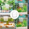Hanging Aquarium Planter Cup, 1Pc Hanging Aquarium Planter with Hole,