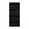 Furinno Daly 7-Cube Irregular Cubes Bookcase, Bookshelf, Storage Organizer, Espresso