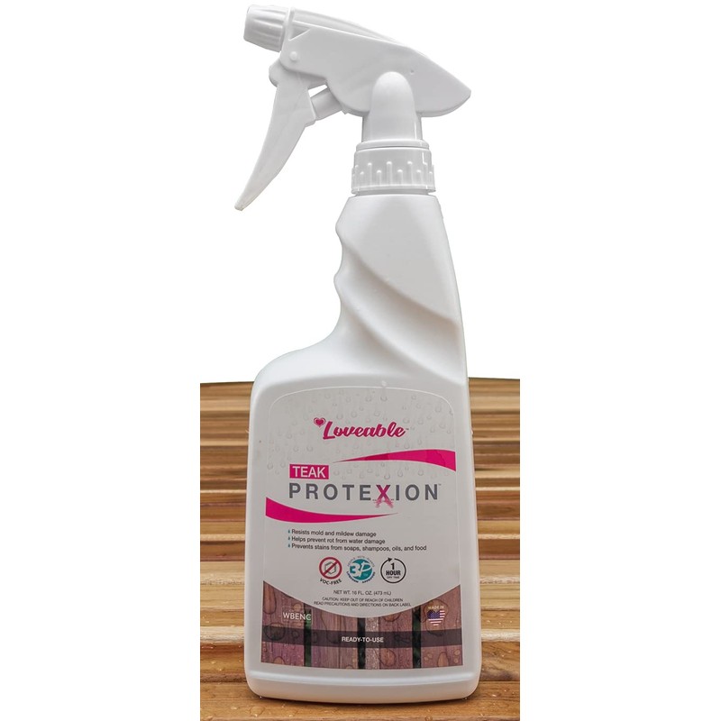 EcoDecors Loveable Protection 16oz Teak Sealer for Outdoor Furniture