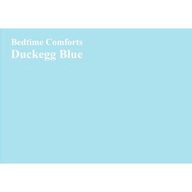 Small Single Bed 2'6" x 6'3" (30" x 75") Pleated BASE PLATFORM VALANCE Sheet (UNDER MATTRESS) (Duck Egg Blue)