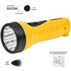 LED rechargeable flashlight, 30 lumens, Pretul