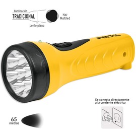 LED rechargeable flashlight, 30 lumens, Pretul