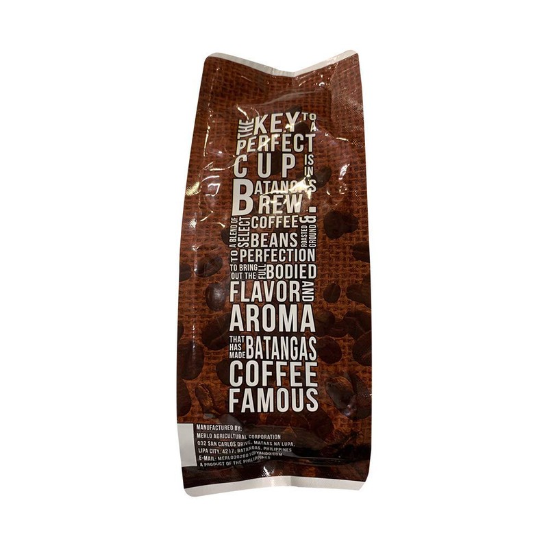 Batangas Brew, Kapeng Barako 100% Philippine Coffee 300g/10.58oz, Pack of
