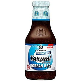 Kikkoman Takumi Teriyaki Sauce, Korean BBQ, Chicken, 21.25 Ounce
