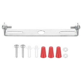 PATIKIL 110mm (4.3") Universal Light Fixture Mounting Bracket Kit, Light Crossbar Ceiling Light Plate with Screw for Wall Light Ceiling Light Pendant Chandelier