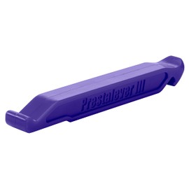 Prestalever III Multitool (Purple) - Install/Remove Tire Lever, QuickLink Chain Breaker, Presta Core Tool, Tubeless Tire Plugger (with optional attachment)