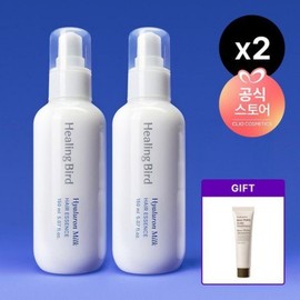 Healing Bird Hyaluronic Milk Hair Essence 150ml x2, Saeun PDRN Treatment 30ml / 히알루론 밀크 헤어 에센스 150ml x2 사은피디알엔 트리트먼트 30ml