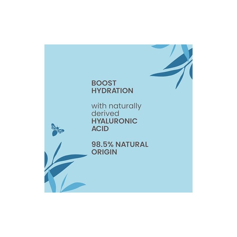 Burt's Bees Hydrating Booster Serum, Hyaluronic Acid and Algae, 1