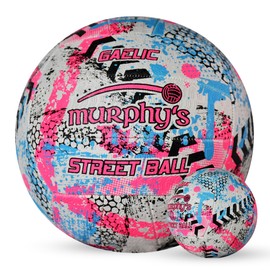 Murphy's Gaelic Street Trainer Footballs, Durable Vulcanised Rubber, Long Lasting Grip for Hard Surfaces, Age & Skill Levels