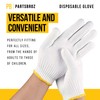 PartsBroz Comfort-Fit Cotton Work Gloves | Breathable & Reusable |