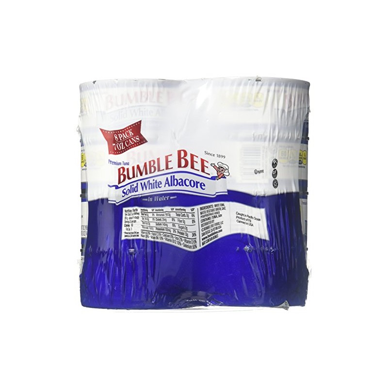 Bumble Bee Solid White Albacore, 7 Oz, Pack of 8