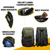 Gold BJJ Jiu Jitsu Backpack - Heavy Duty Gym Bag