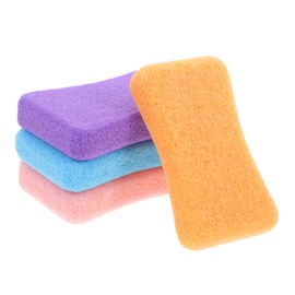 FOMIYES 4pcs Ergonomic Foot File for Callus Removal Multi-use Pumice Scraper for Smooth Feet and Skin-friendly for Dry and Care