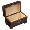 Pirate Skull Chest Medium 5.5 x 3.5 Inch Hand Carved