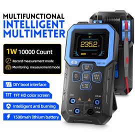 DewinLVD Digital Multimeter, Multifunctional Multimeter, Intelligent Voltmeter, 10,000 Counter, Automatic Diagnostics, Voltage Tester, Measures AC/DC Voltage Resistance, (DMT-99)