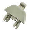 ALTBET 2 Clips de Gancho para Visera Solar Gris