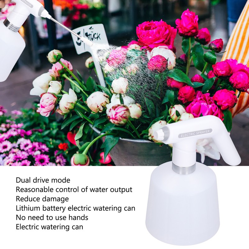 Electric Watering Can Rechargeable Hand Held Automatic Spray Bottle with