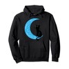 Black Cat Crescent Moon Sailor Mum Pullover Hoodie