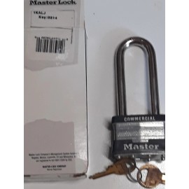 master lock 1kalj-0314 pad lock keyed alike 2 1/2 shackle