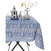 GURU SHOP Hand Printed Tablecloth, Table Runner, Block Print, Boho