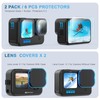 MiPremium Black Silicone Sleeve Case for GoPro Hero 12 11