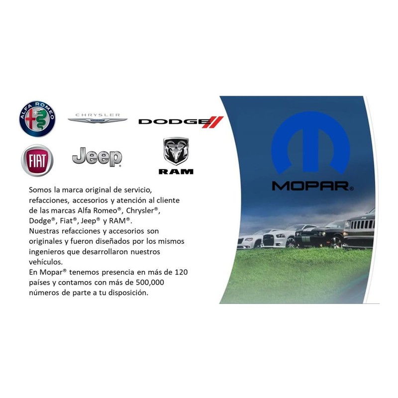 Mopar 68364626AA Placa de nombre