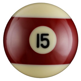 Southern Rec Supply SRS #15 Replacement 2-1/4 Pool Ball (Striped Burgundy)