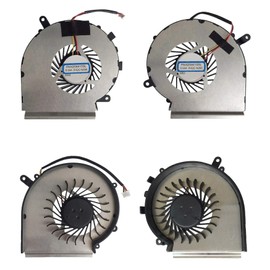 CPU + GPU Cooling Fan Replacement for MSI GE62 2QC 2QD 2QE 2QF 2QL Apache Pro Series GE62 2QC-221RU 2QC-405XES 2QD-001AU 2QD-481UK 2QE-034NE 2QE-259FR 2QF-005M 2QF-056US 2QL-094CZ 2QL-469XPL 2QL-626AU