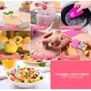 Yarratech 27pcs 1300ml Loncheras para Niños y Niñas, Fiambrera Bento